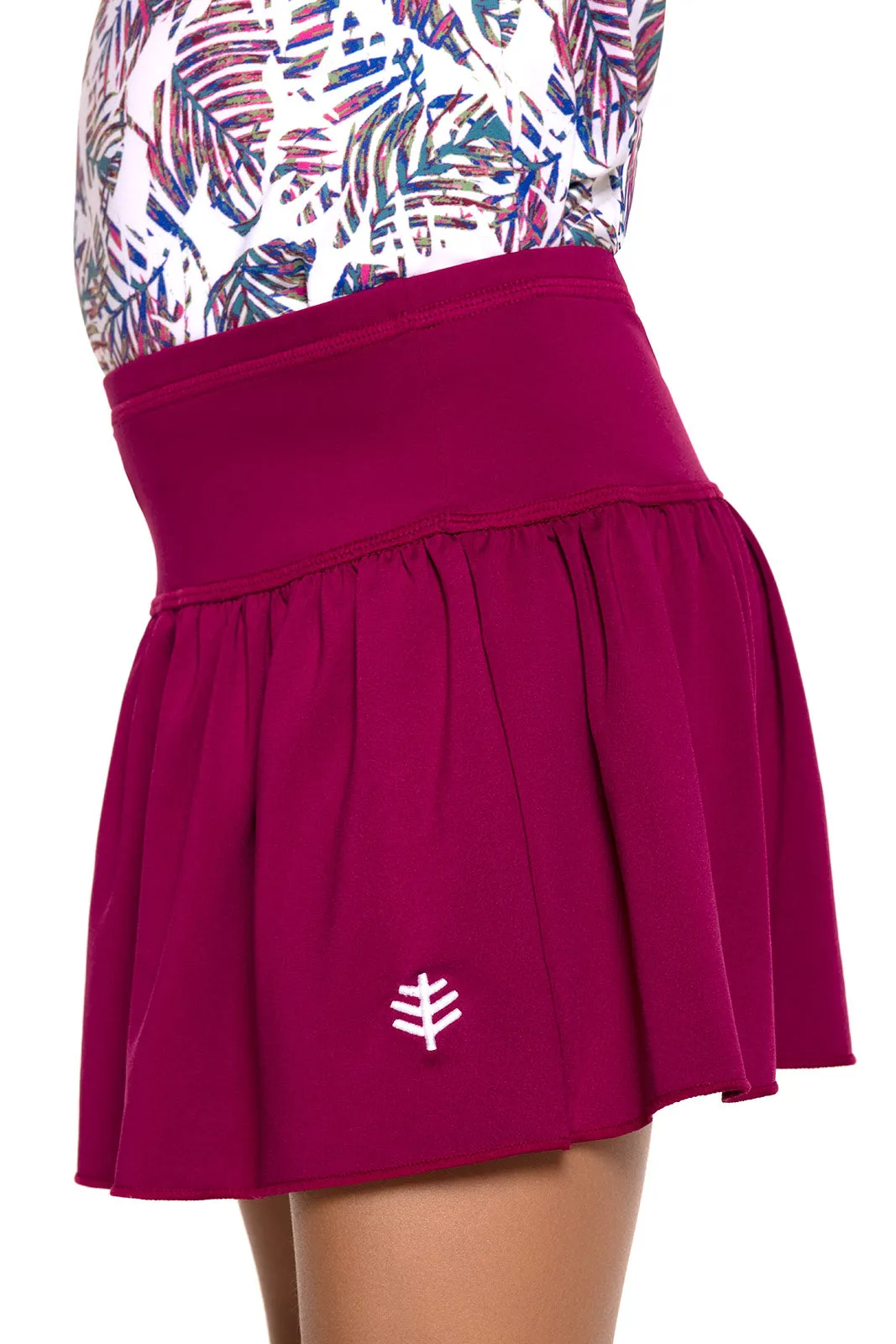 Girl's Wavecatcher Swim Skirt | Red Crush