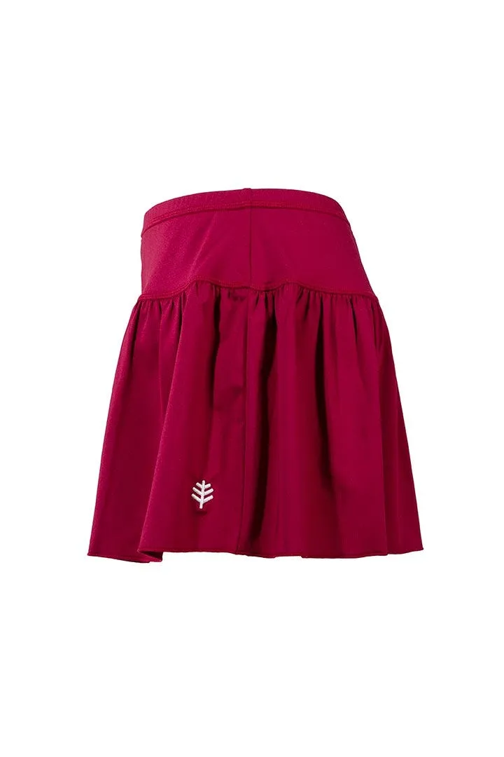 Girl's Wavecatcher Swim Skirt | Red Crush