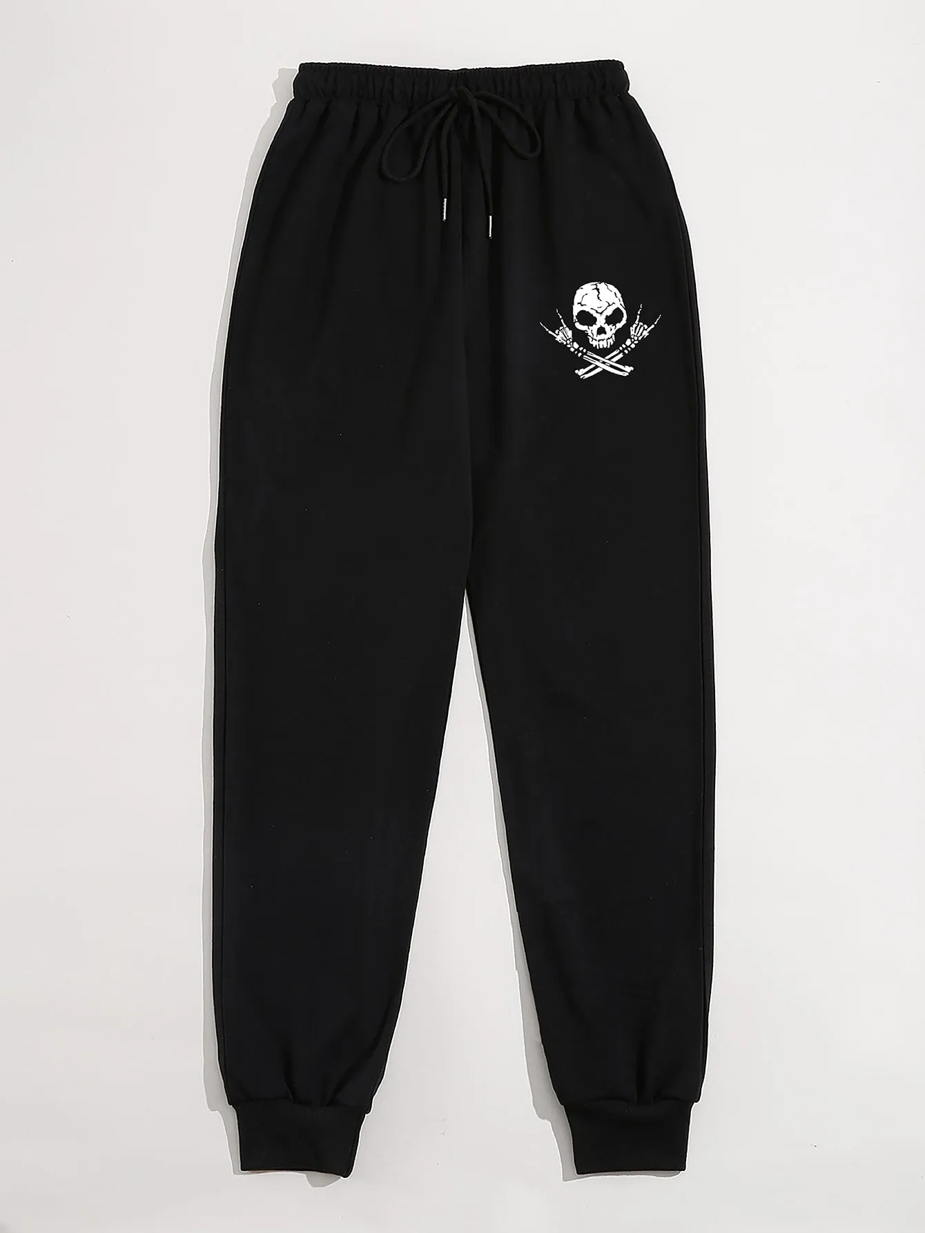 Halloween Drawstring High Waist Long Women Sweatpants