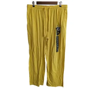 Harry Potter Mens Sz XXL Lounge Pajama Pants Yellow Hufflepuff