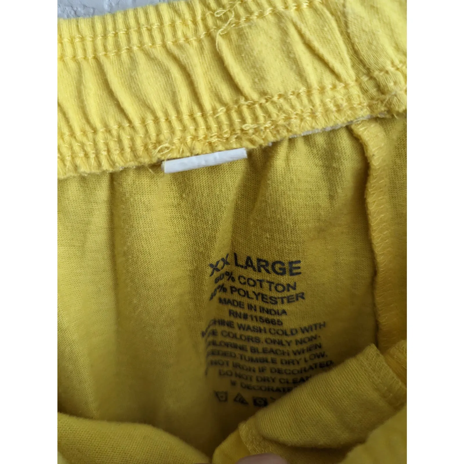 Harry Potter Mens Sz XXL Lounge Pajama Pants Yellow Hufflepuff