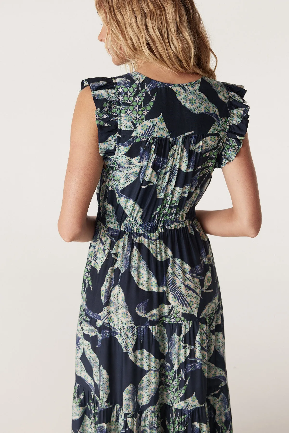 Havana Maxi Dress - Navy Floral