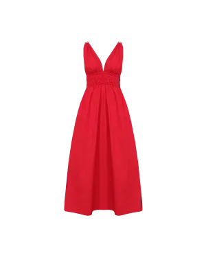 HERO MAXI DRESS CHERRY