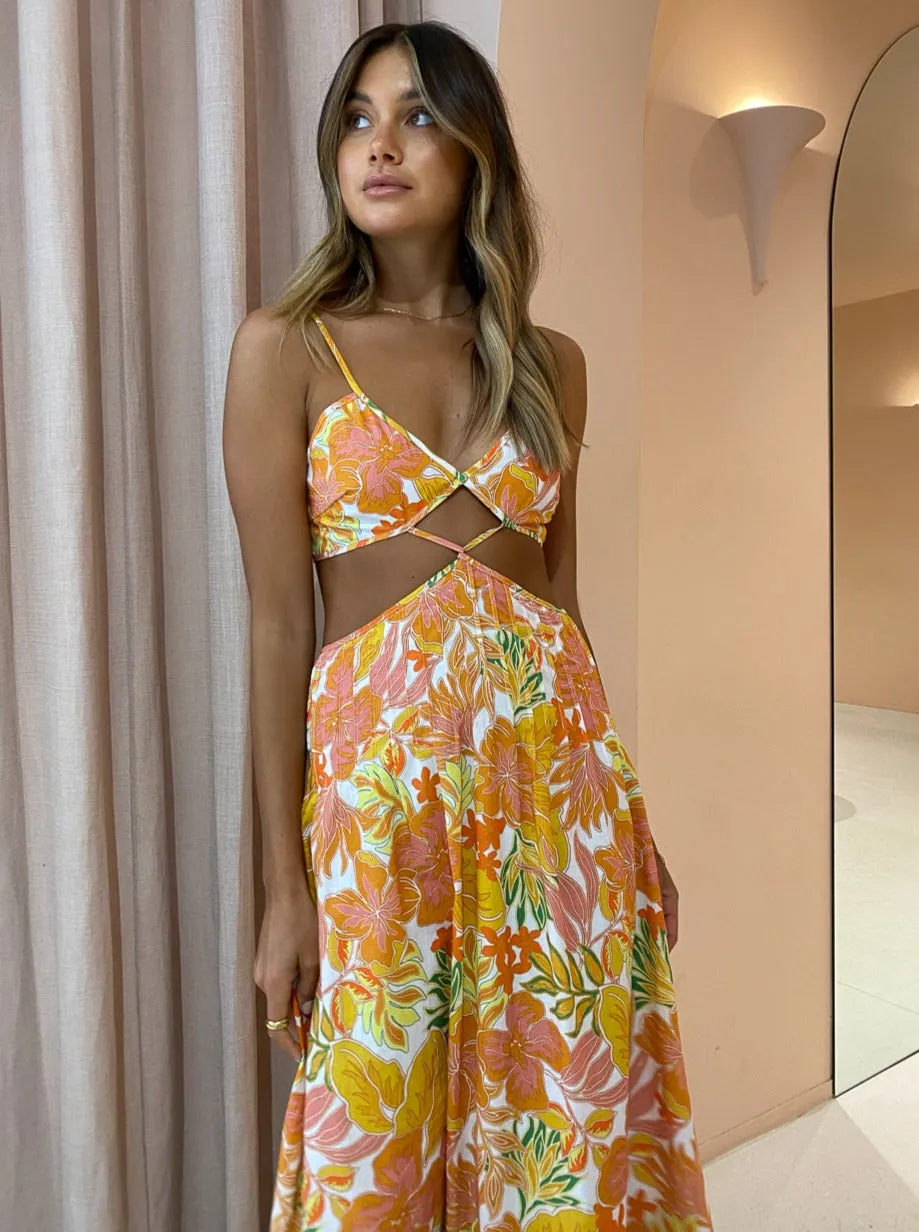 Issy Citrus Dress in Aloha