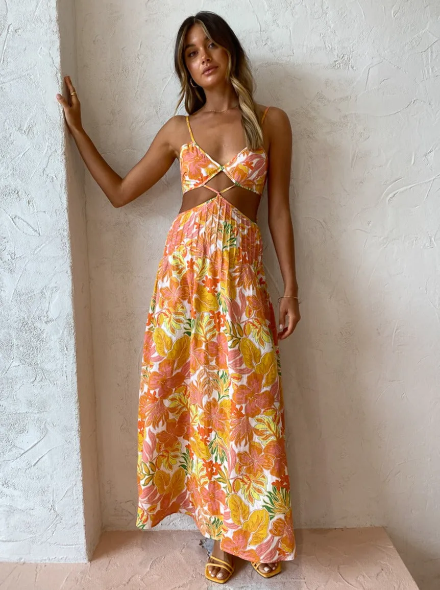 Issy Citrus Dress in Aloha