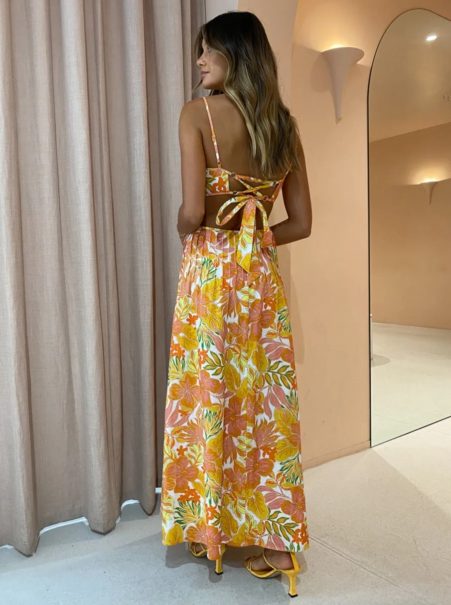 Issy Citrus Dress in Aloha