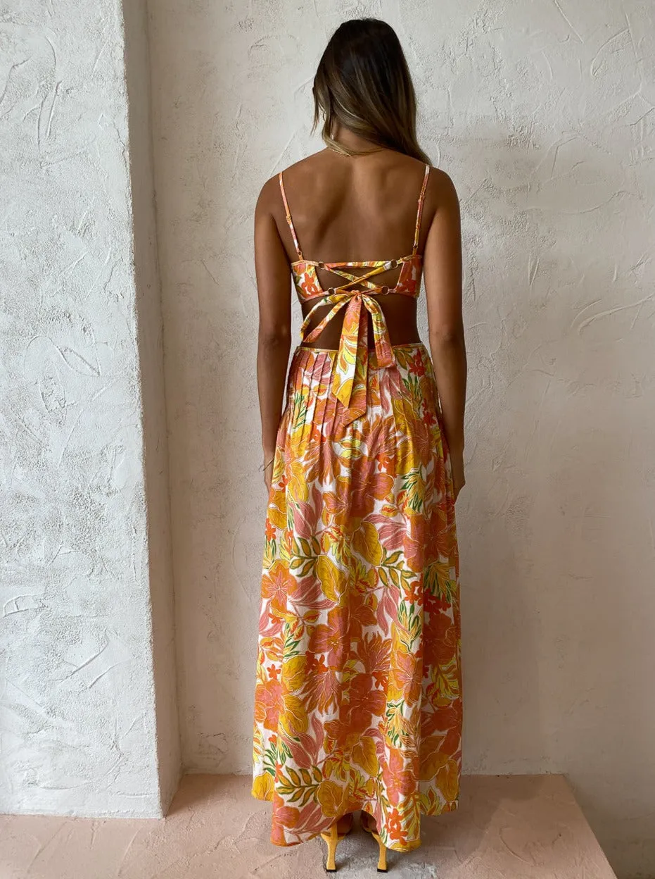 Issy Citrus Dress in Aloha