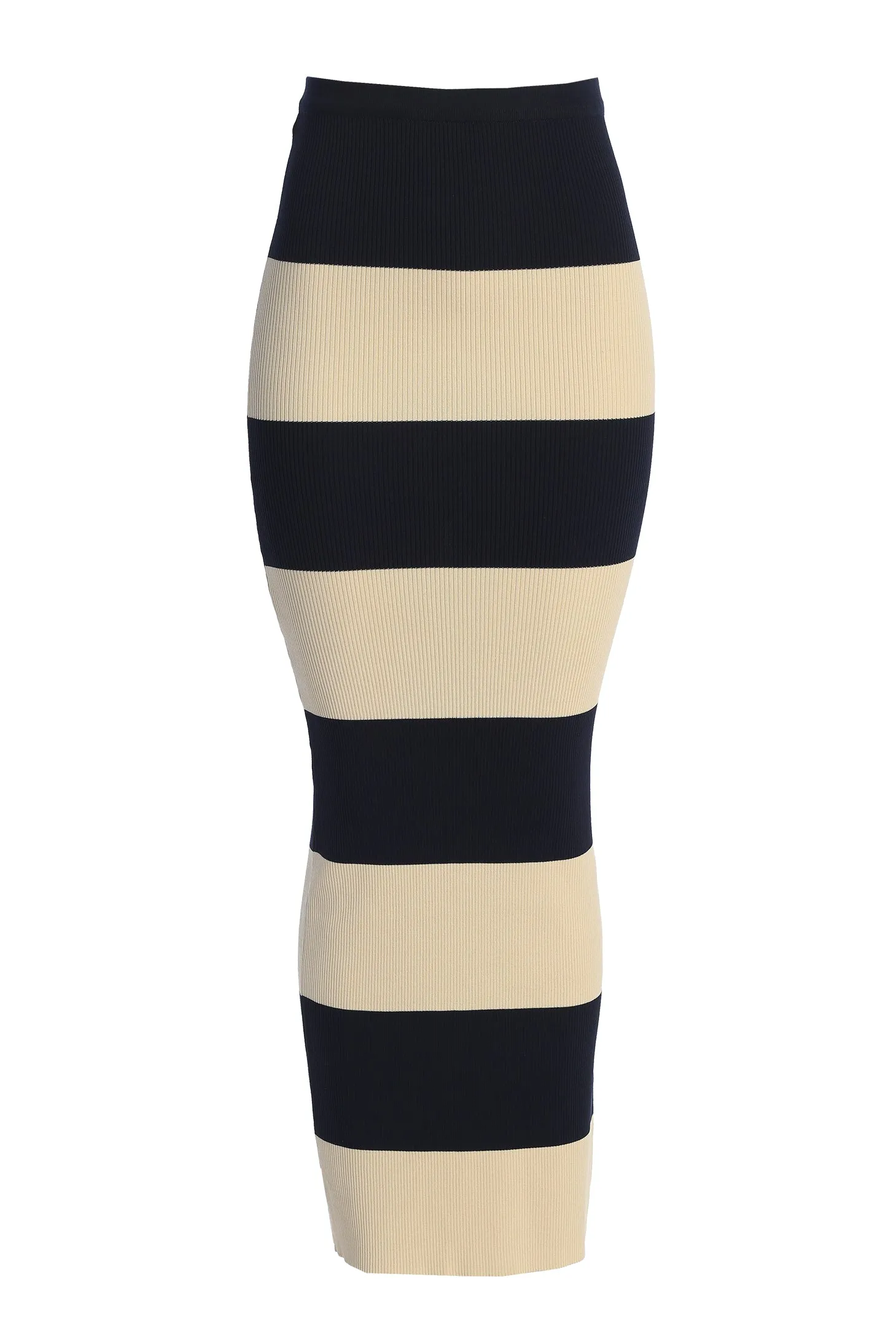 Ivory/Navy Jaide Maxi Knit Skirt