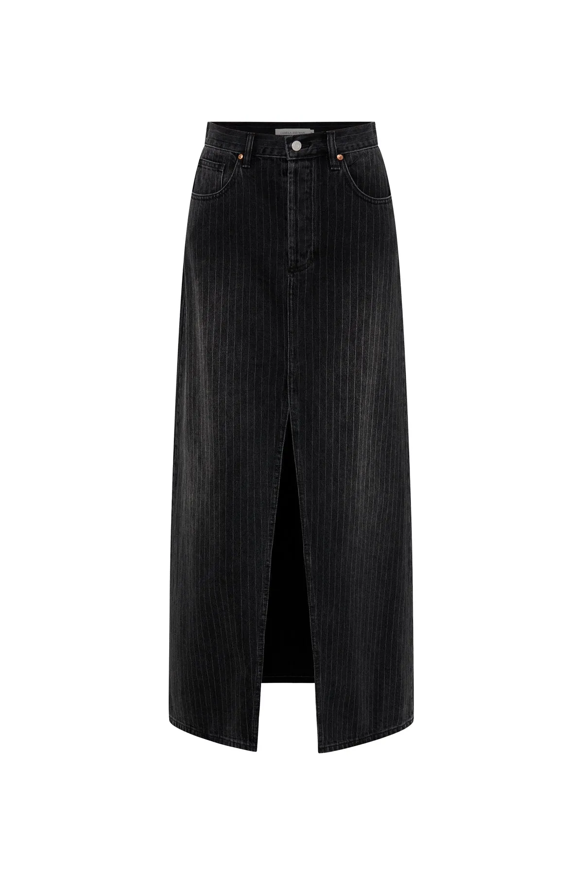 Kennedy Denim Maxi Skirt