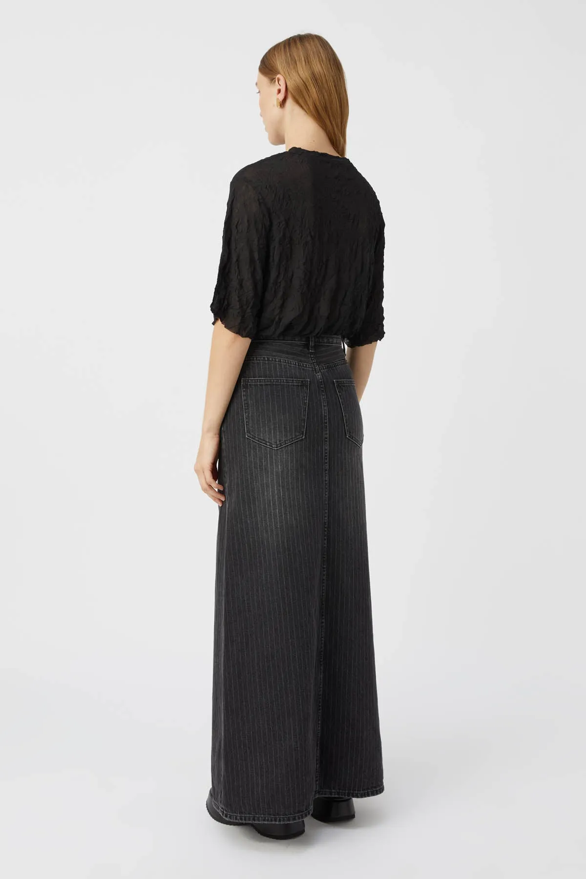 Kennedy Denim Maxi Skirt