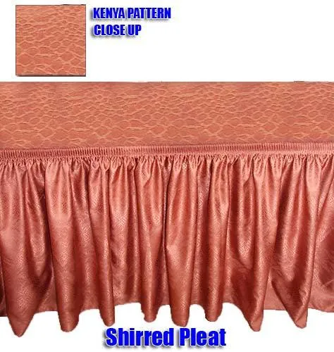 Kenya Damask Table Skirt