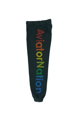 KID'S AVIATOR NATION SWEATPANTS - CHARCOAL