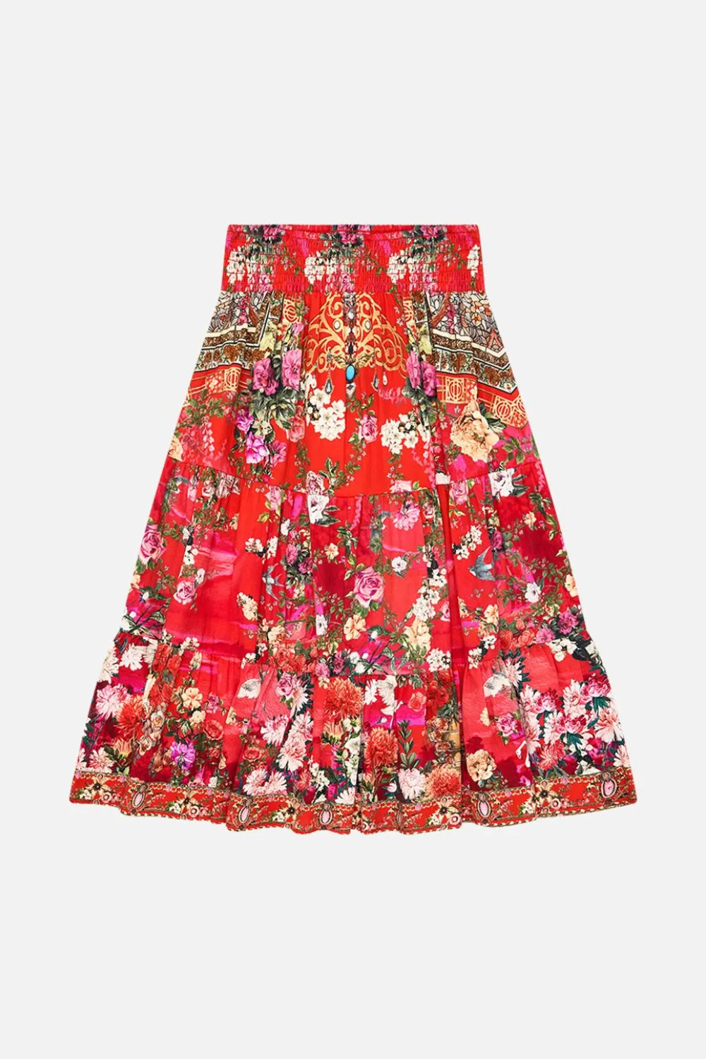 KIDS CONVERTIBLE SHIRRED MAXI SKIRT 12-14 SWEET HOME ALEXANDRIA