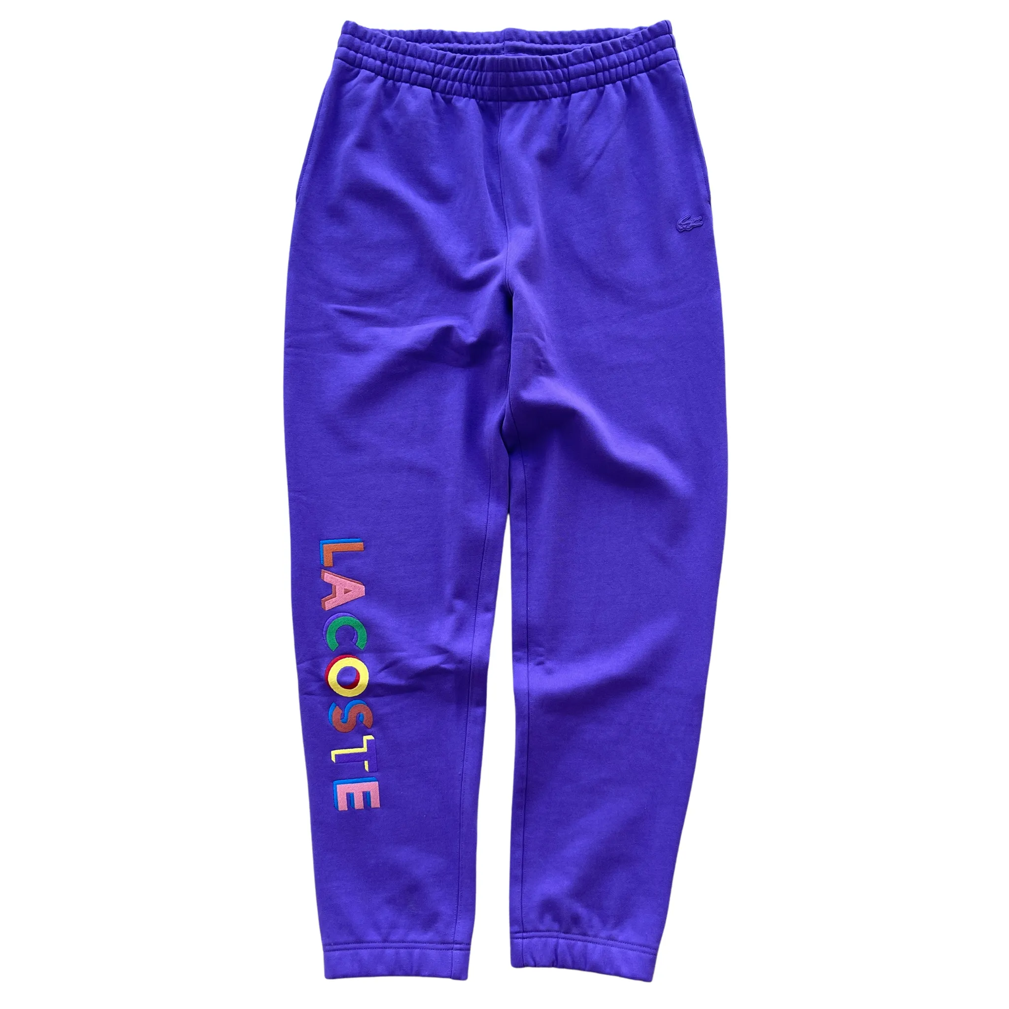 Lacoste LIVE EMBROIDERED FLEECE SWEATPANTS (PURPLE)