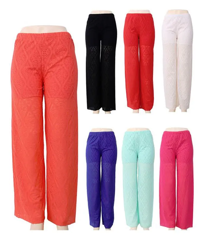 Ladies Neon Color Beach Pants