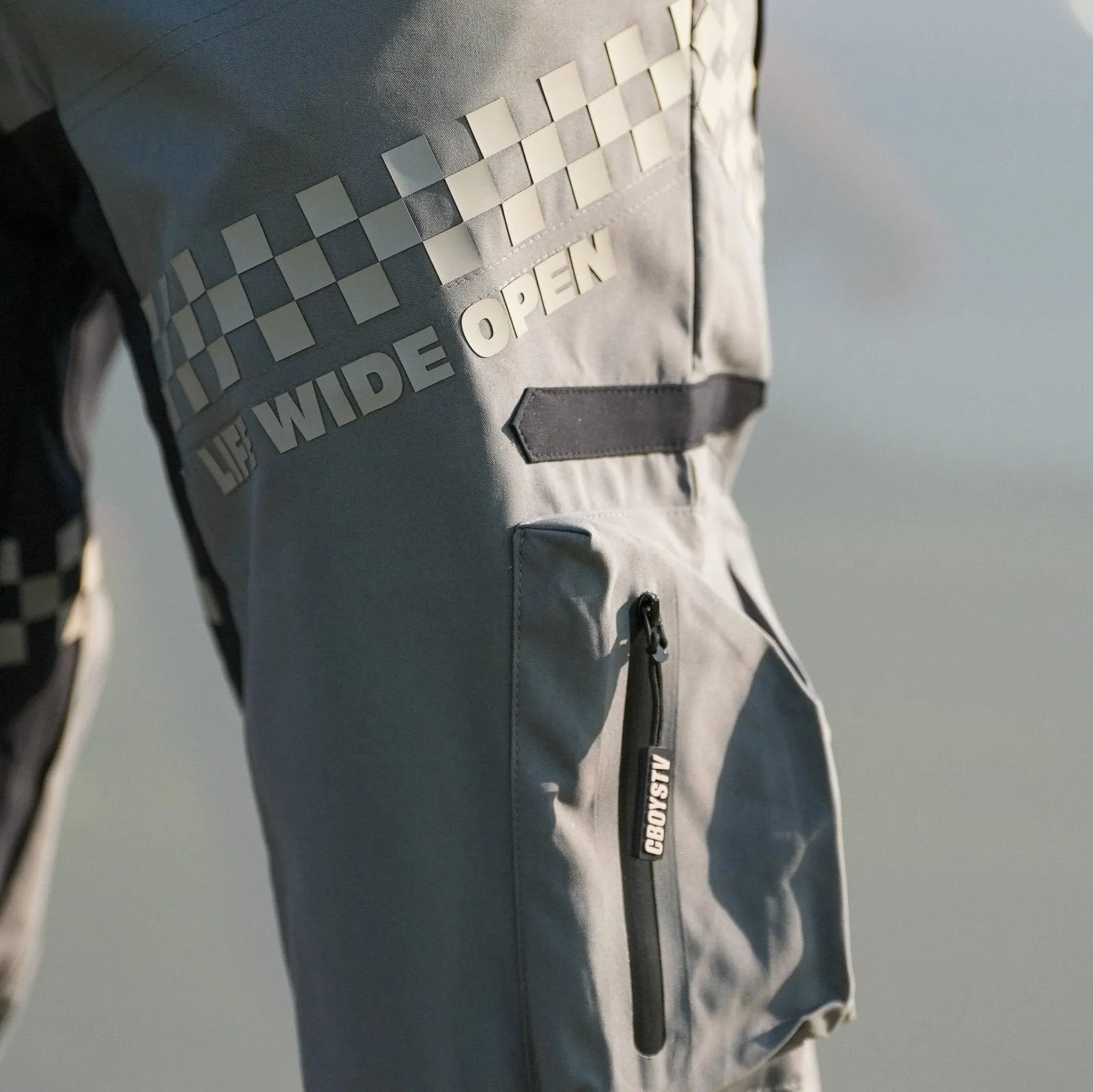 Life Wide Open Grey Hybrid Pants