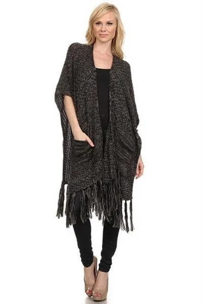 Long Fashion Poncho