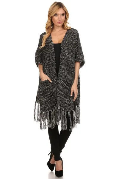 Long Fashion Poncho