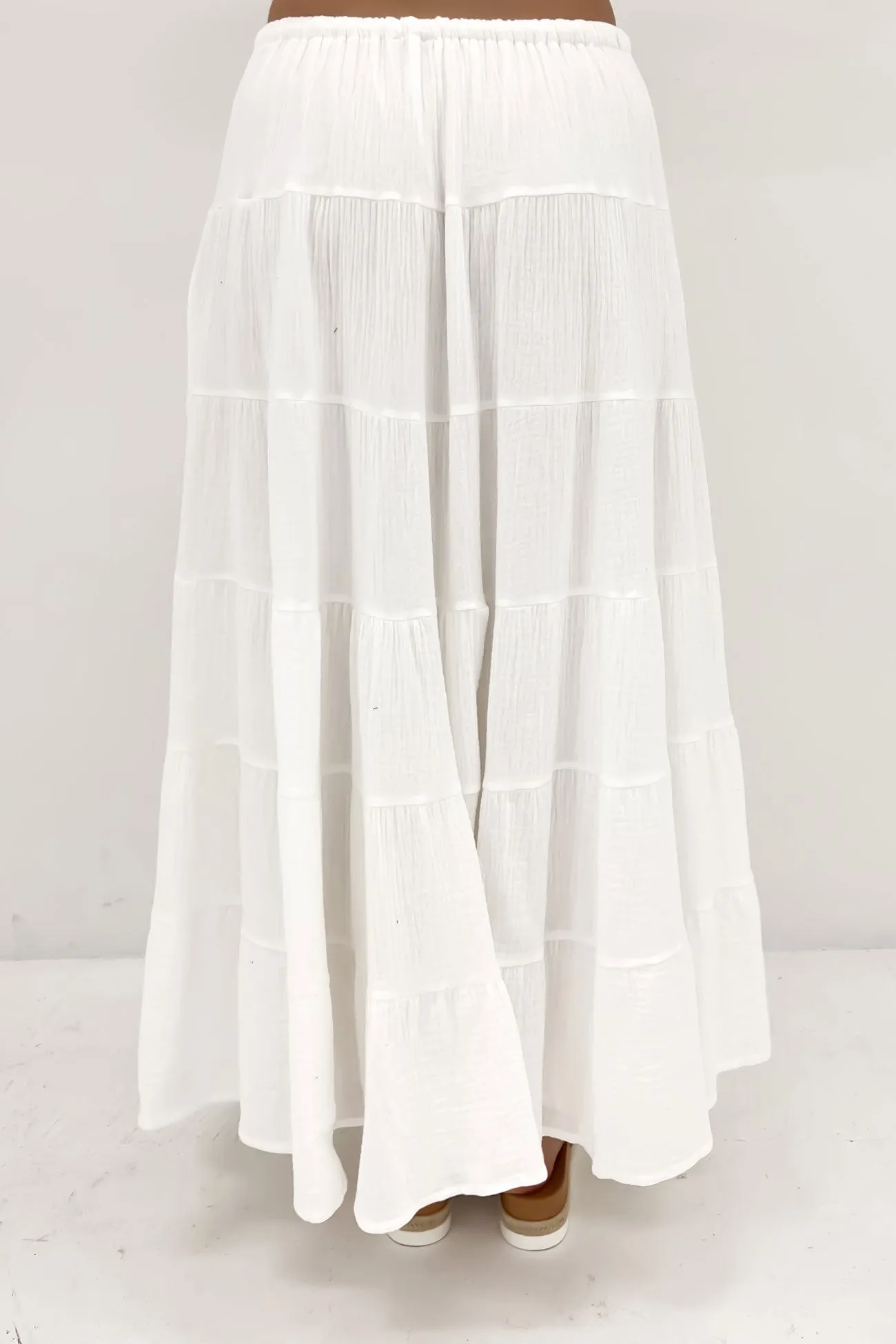 Luka Maxi Skirt White