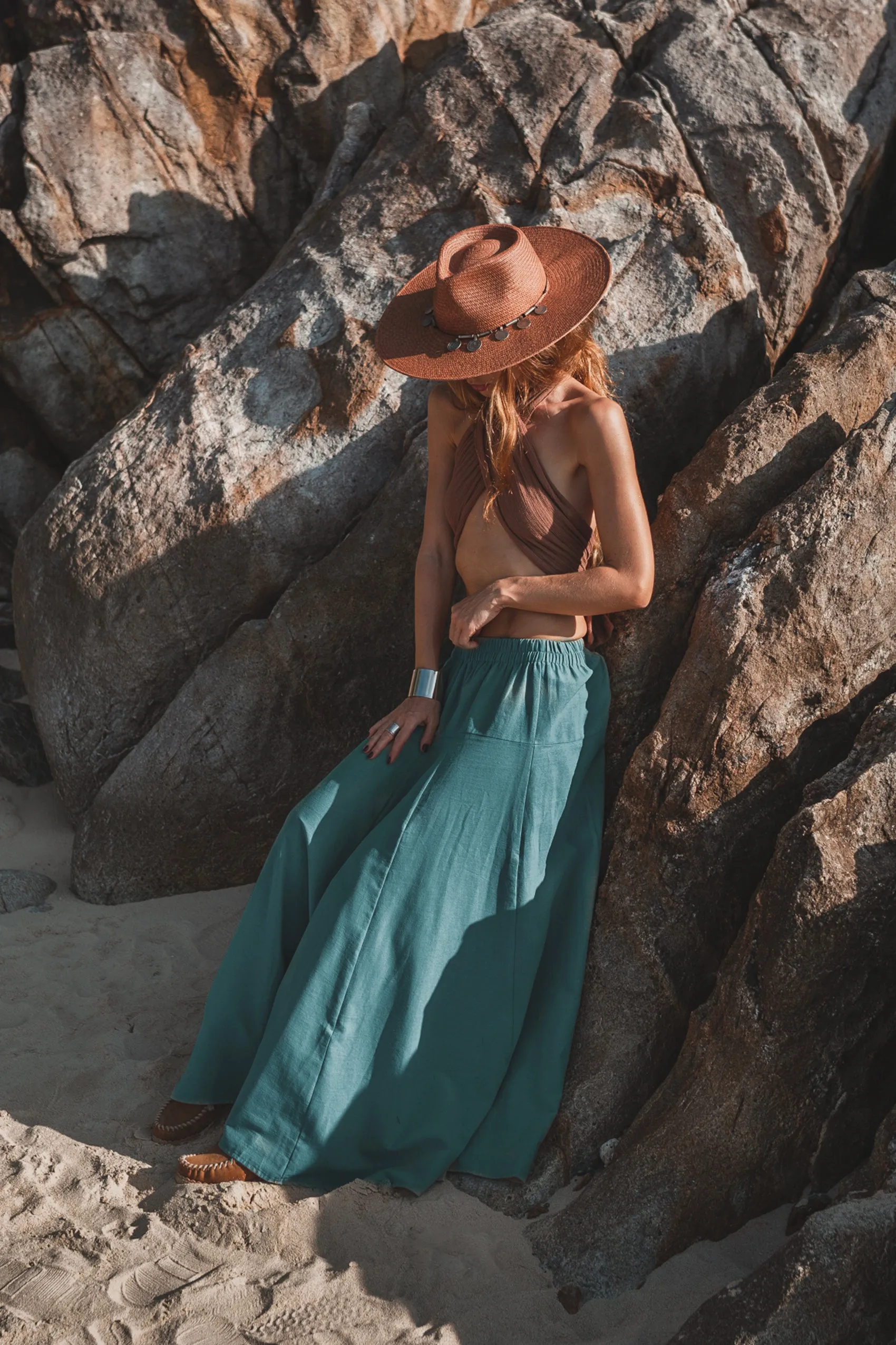 Maxi Skirt Aurora Teal