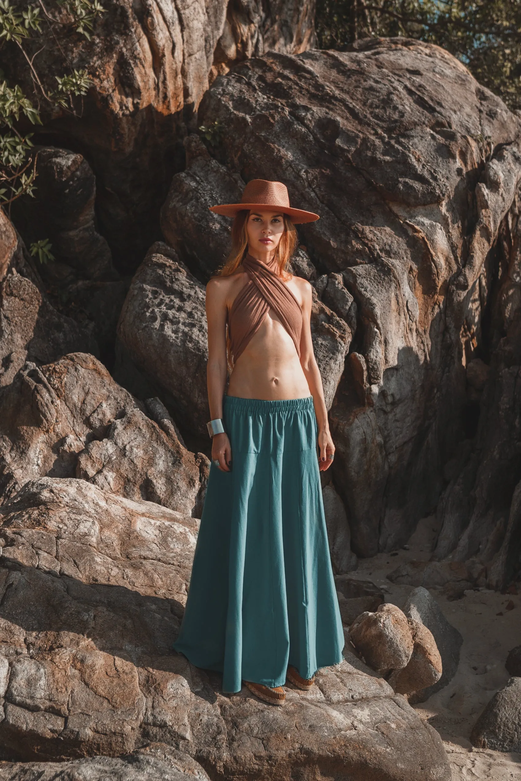 Maxi Skirt Aurora Teal