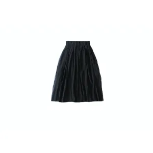 Maxi tulle black skirt