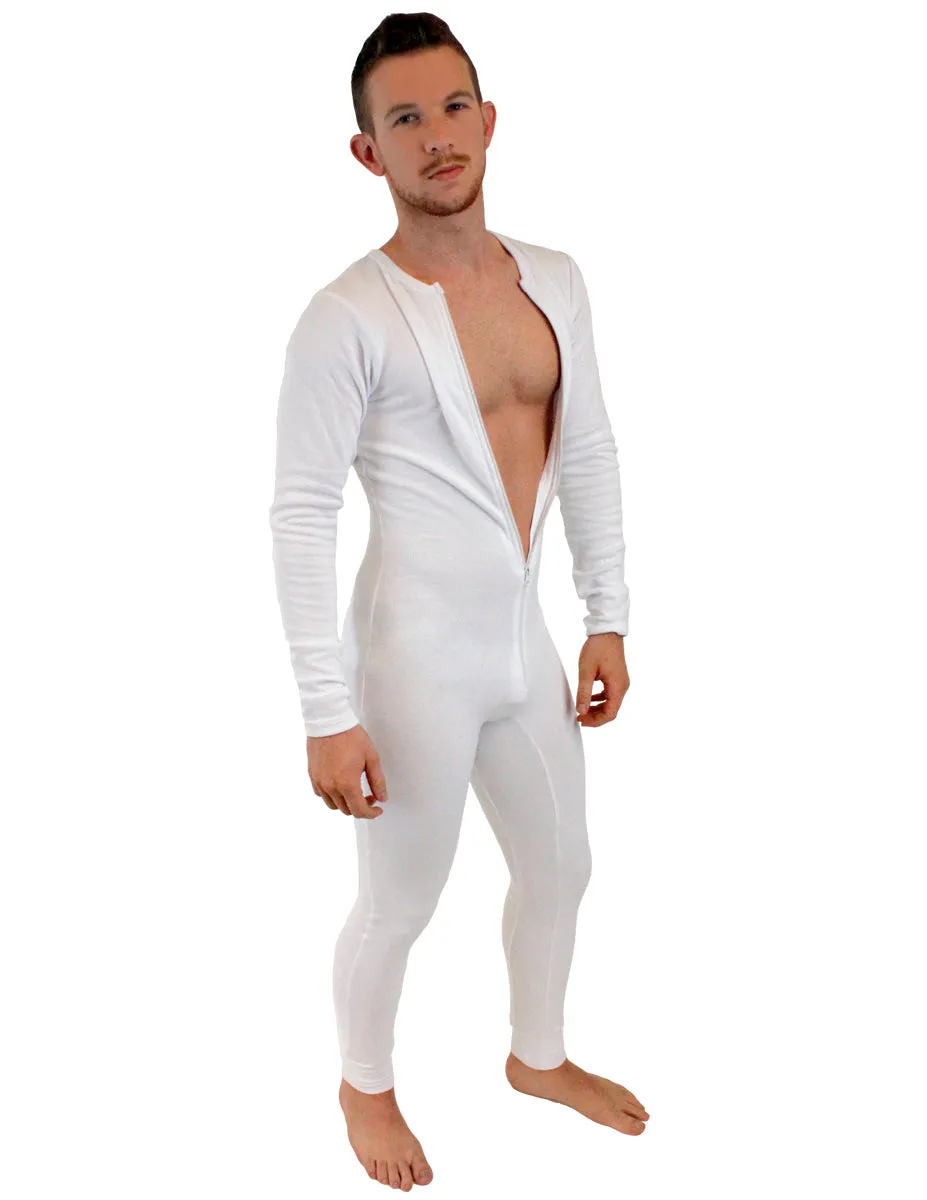 Mens Stretch Thermal Cotton Union Suit