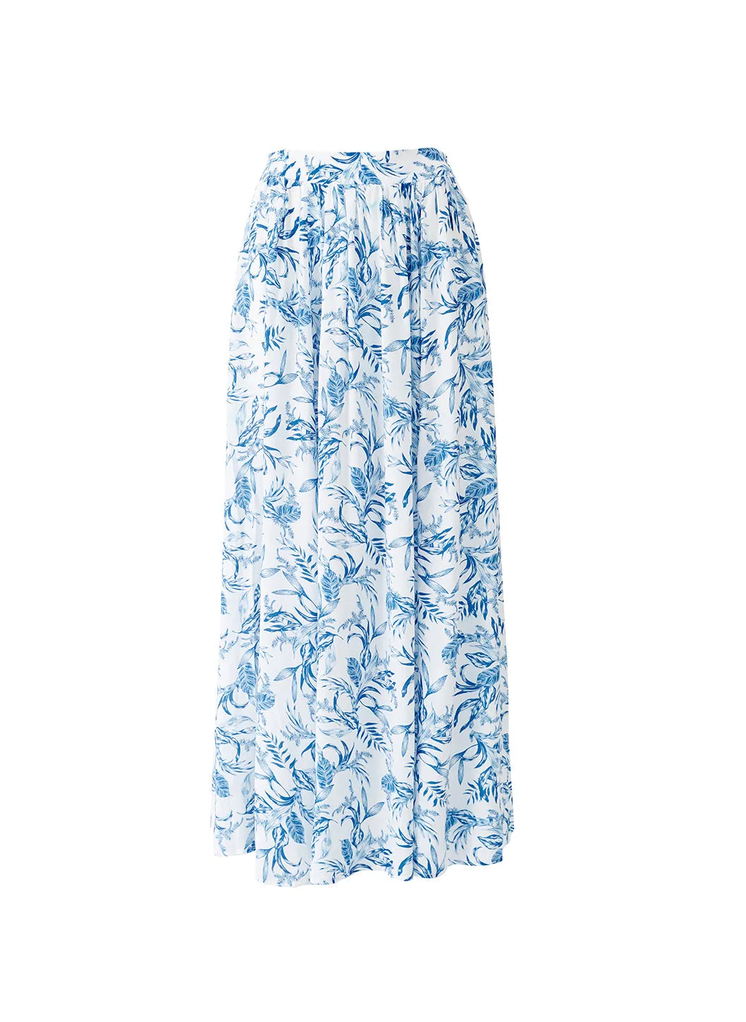 Mira Blue Leaf Skirt