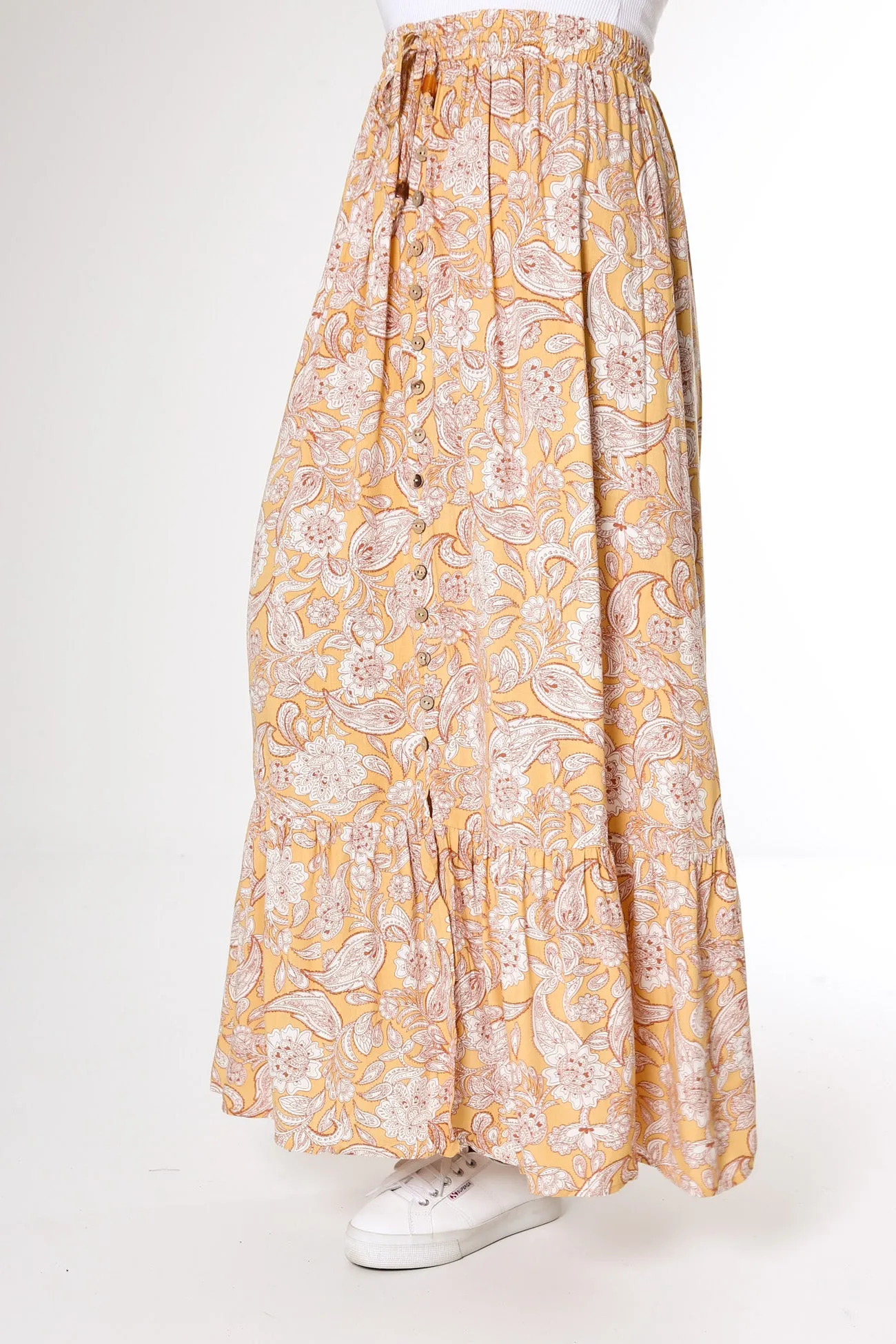 Paisley Maxi Skirt Multi