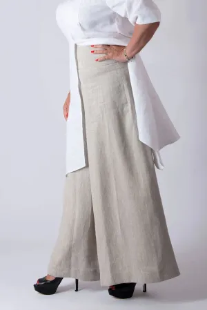 PAMELA LINEN PANTS SKIRT