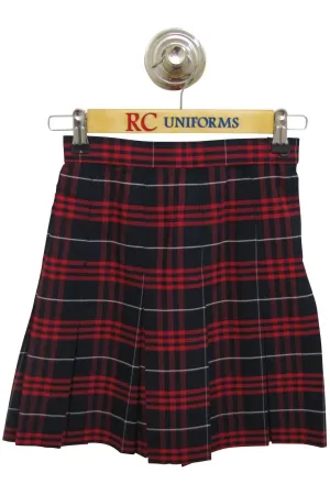 Plaid 37 Box Pleat Skirt