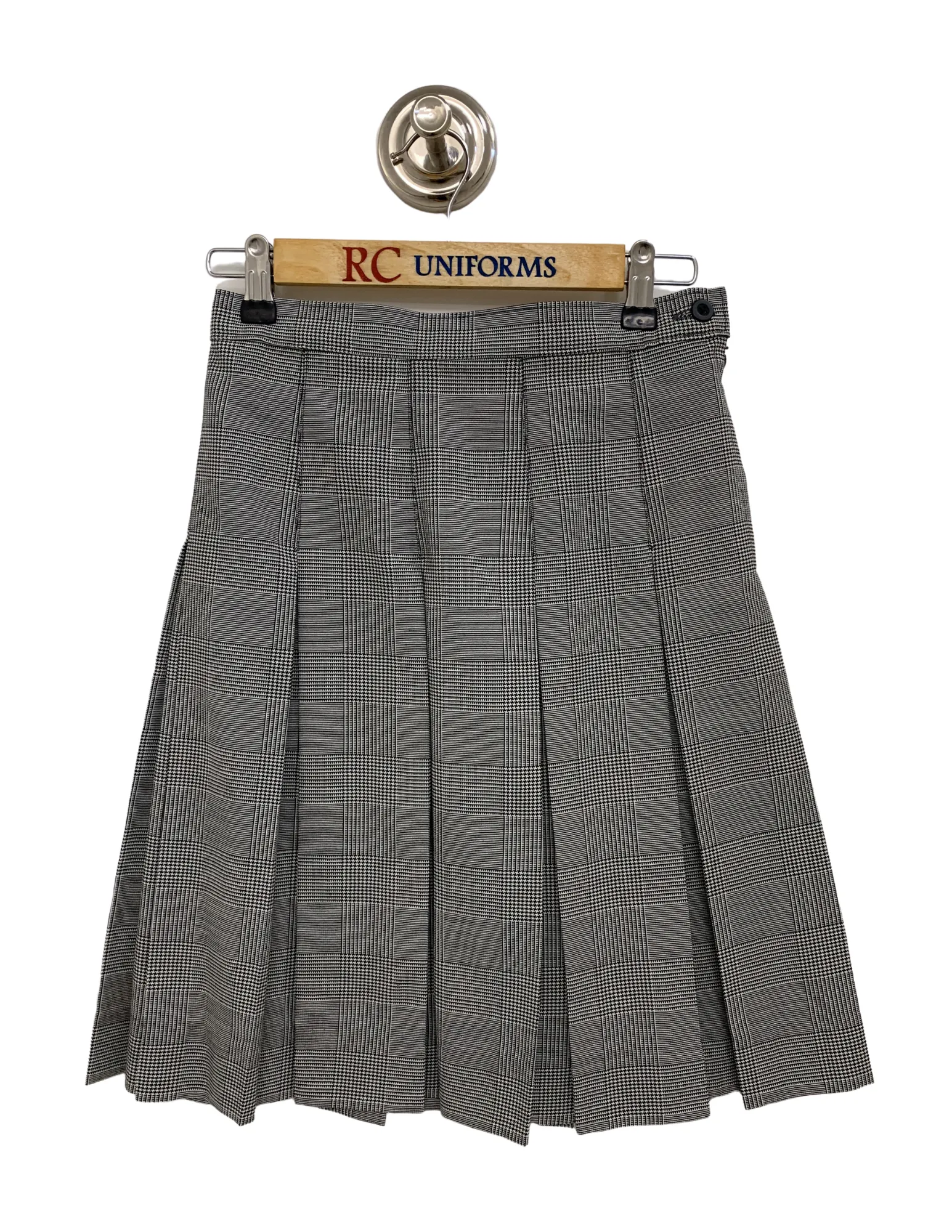 Plaid 38B Box Pleat Skirt