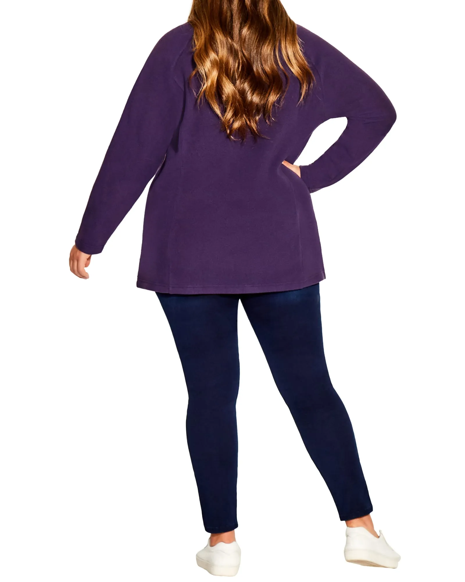 Polar Fleece Tunic | Plum