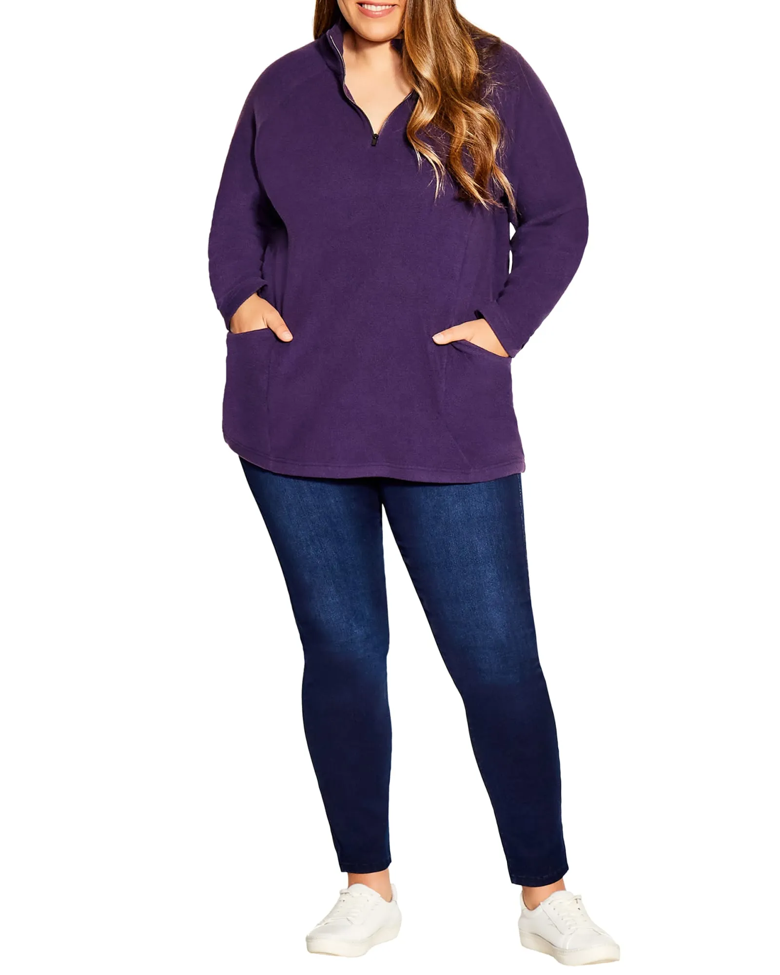 Polar Fleece Tunic | Plum