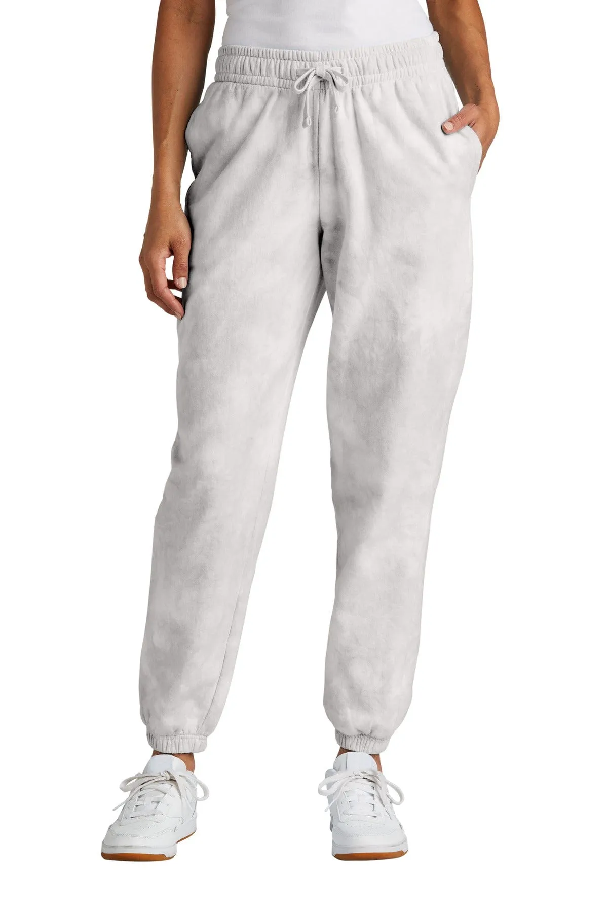 Port & Company LPC140P: Ladies Beach Wash Cloud Tie-Dye Sweatpant