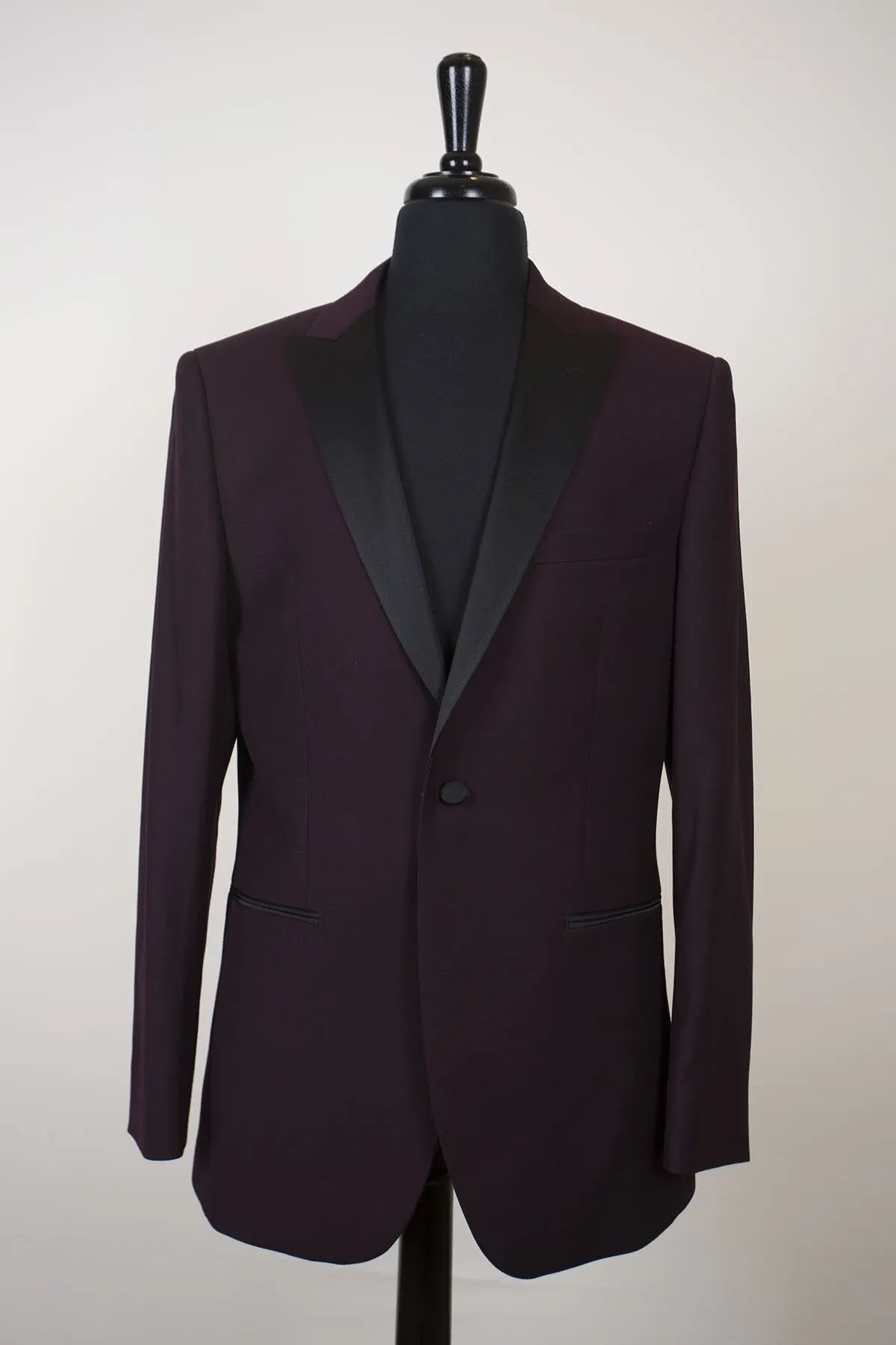 "Fitzgerald" Kids Plum Tuxedo Jacket (Separates)