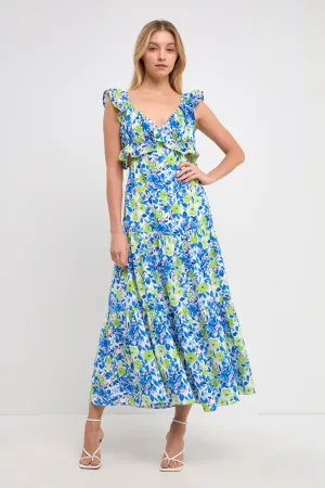 Ruffled Maxi Dress