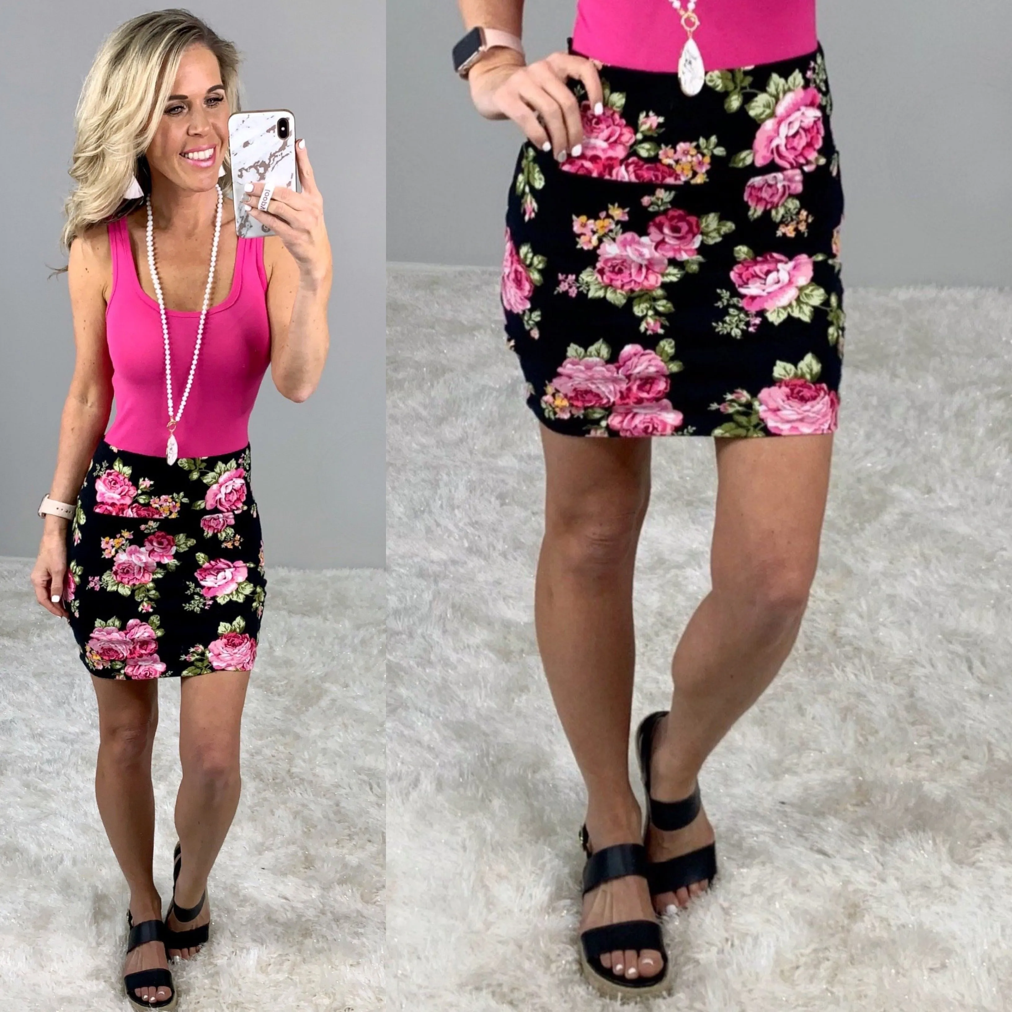 Sassy Stuff Floral Skirt