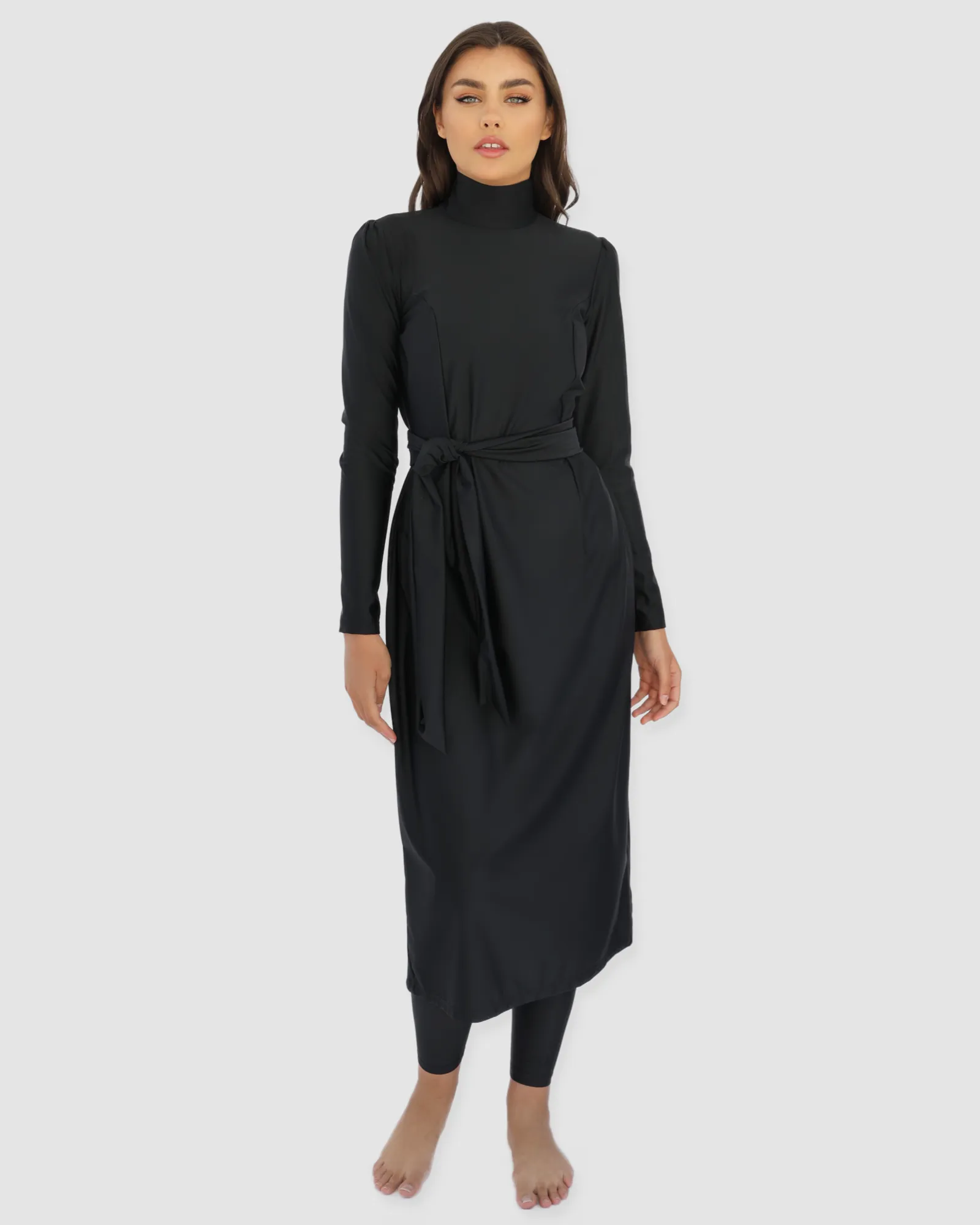 SIGNATURE MAXI TUNIC // BLACK