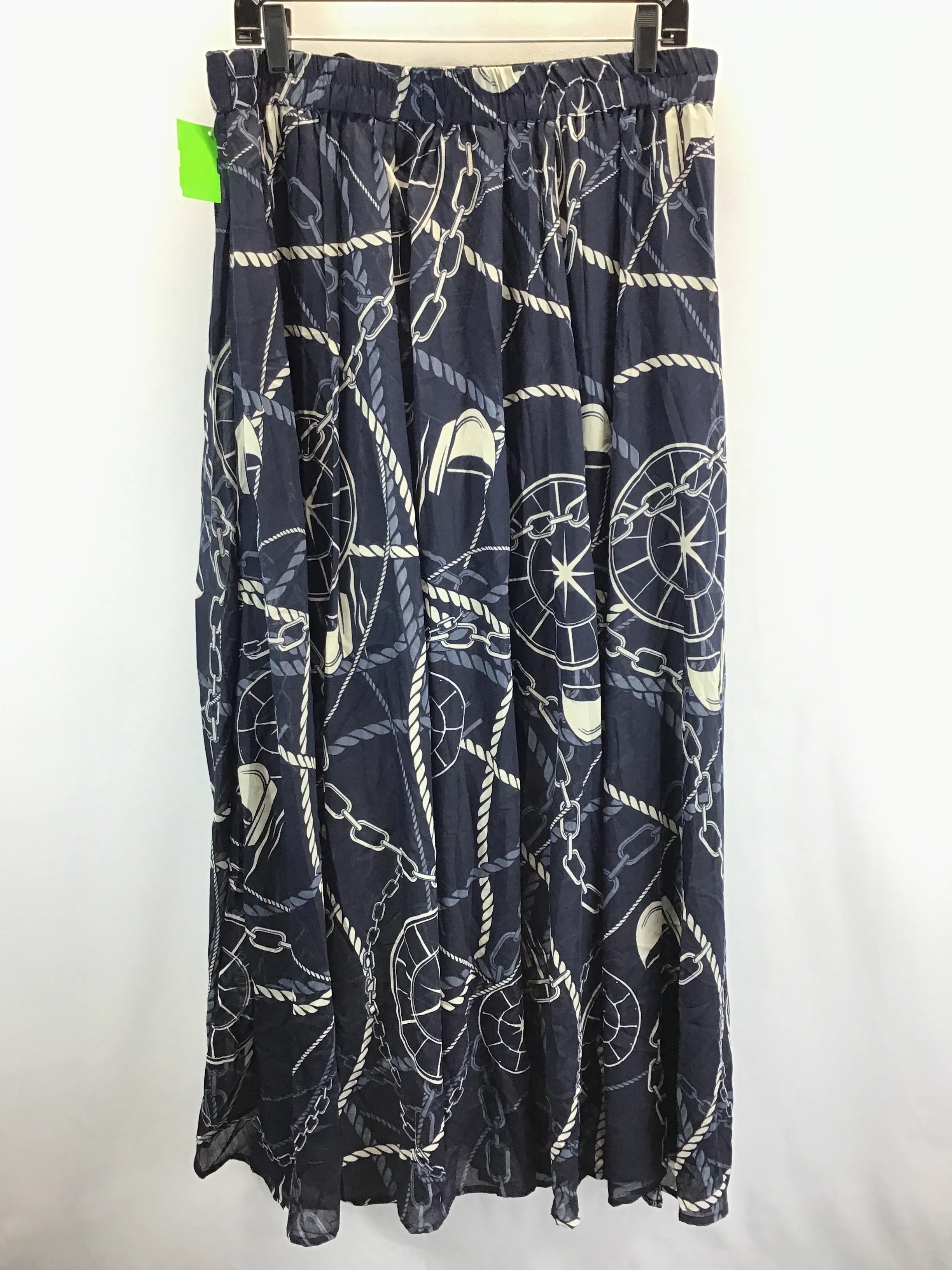 Skirt Maxi By Clothes Mentor In Navy, Size: L