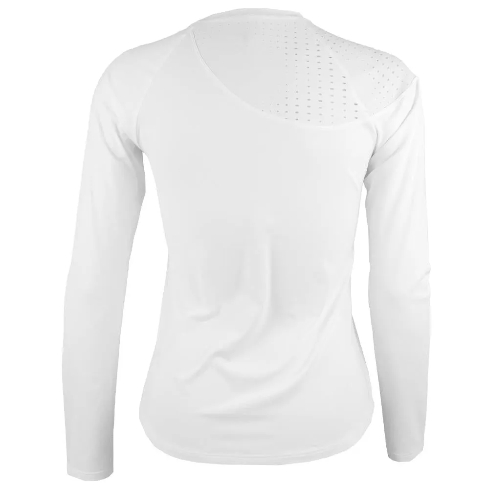 Sofibella Women's Baseline Raglan Longsleeve - White