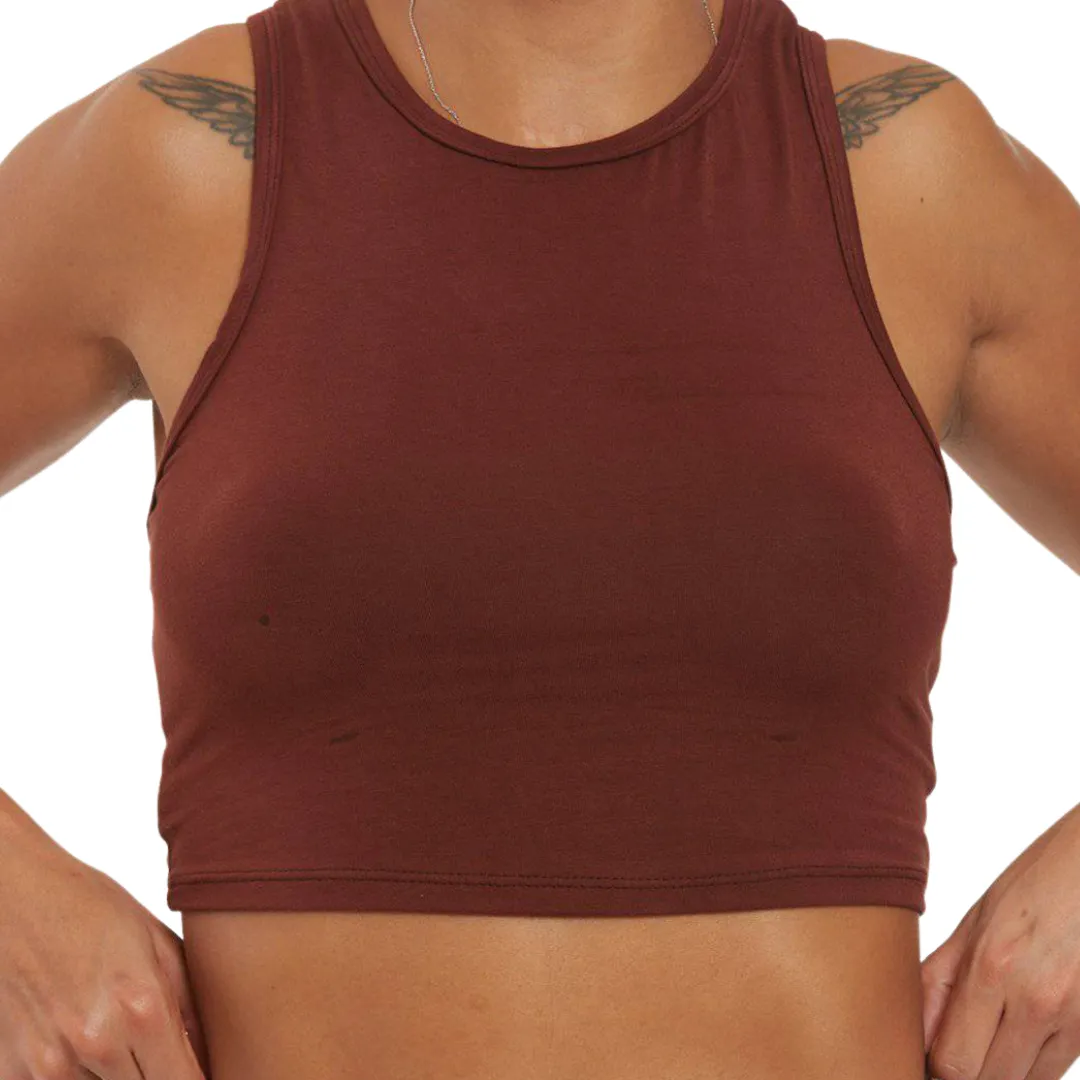 Soft Lounge Crop Eco-Modal Tank - Cinn