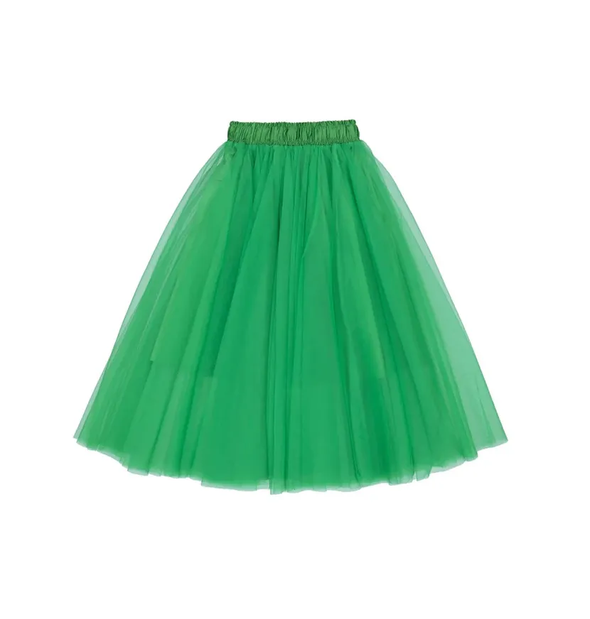 The Heaven Tulle Skirt - Bright Green - KIDS