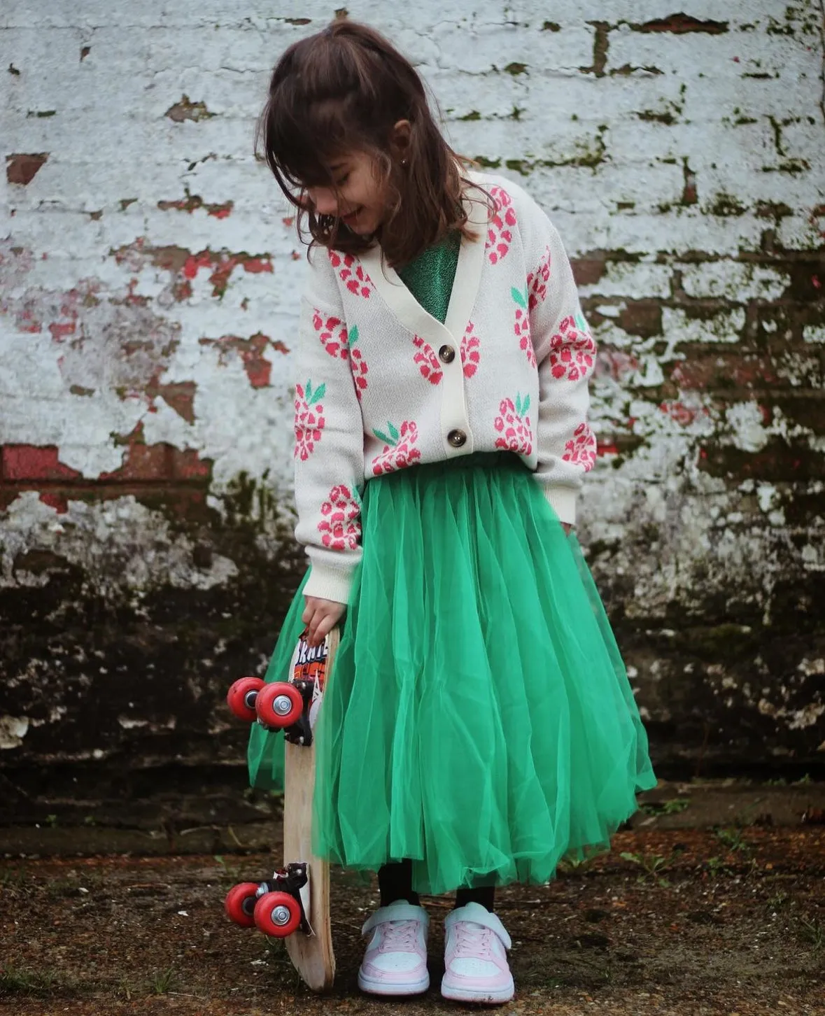 The Heaven Tulle Skirt - Bright Green - KIDS