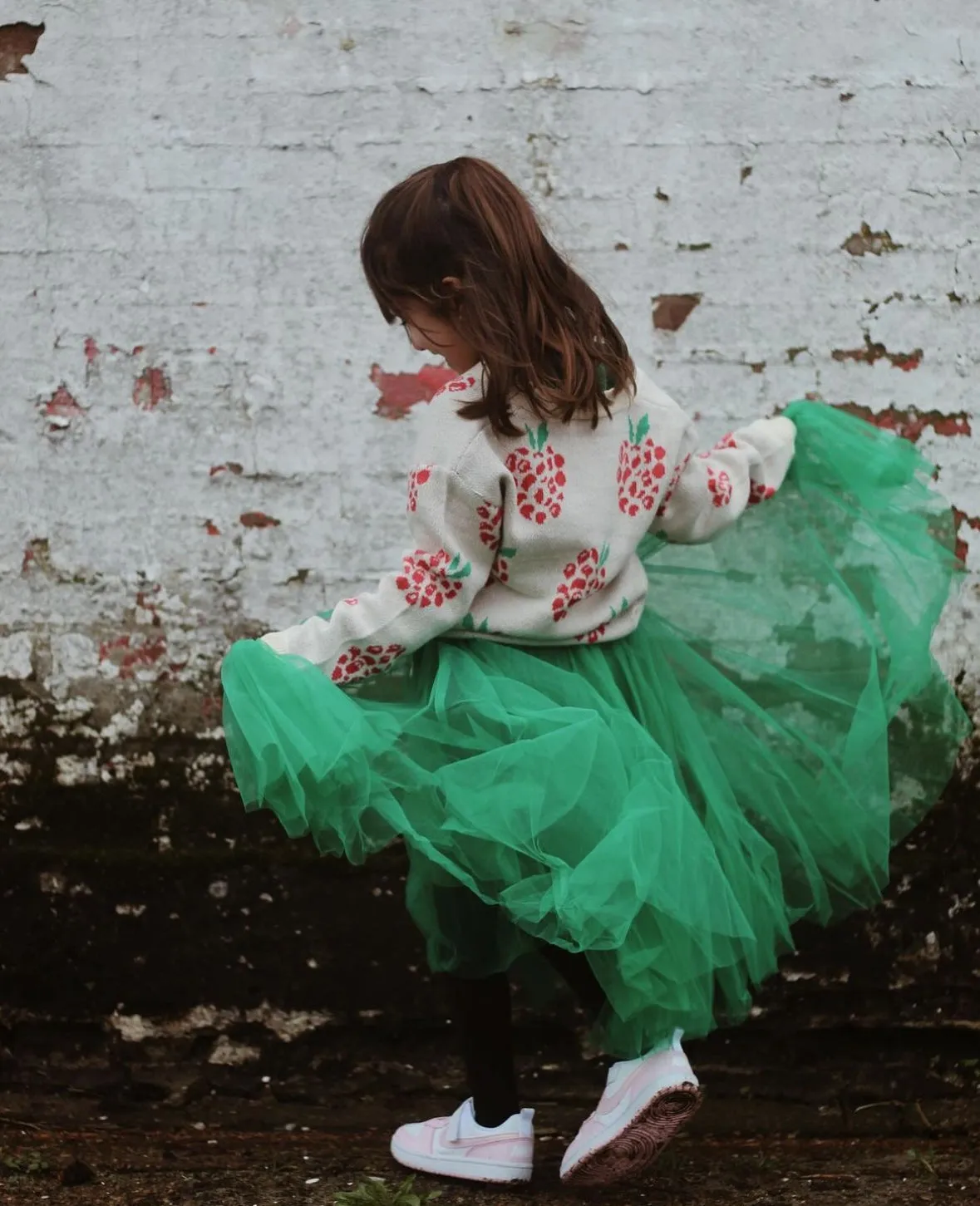 The Heaven Tulle Skirt - Bright Green - KIDS