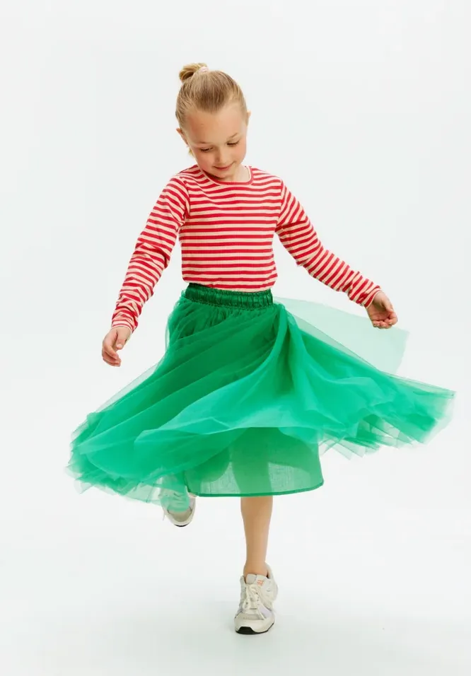 The Heaven Tulle Skirt - Bright Green - KIDS