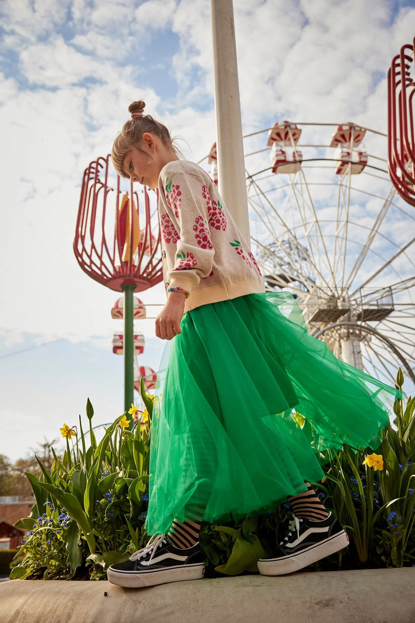 The Heaven Tulle Skirt - Bright Green - KIDS