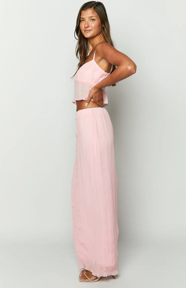 The Moment Pink Maxi Skirt