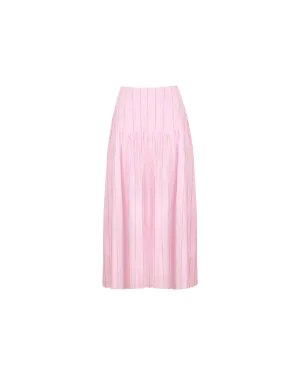 TRULLI SKIRT LILAC CANDY STRIPE