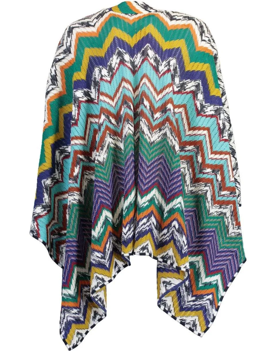 V-Neck Pullover Poncho